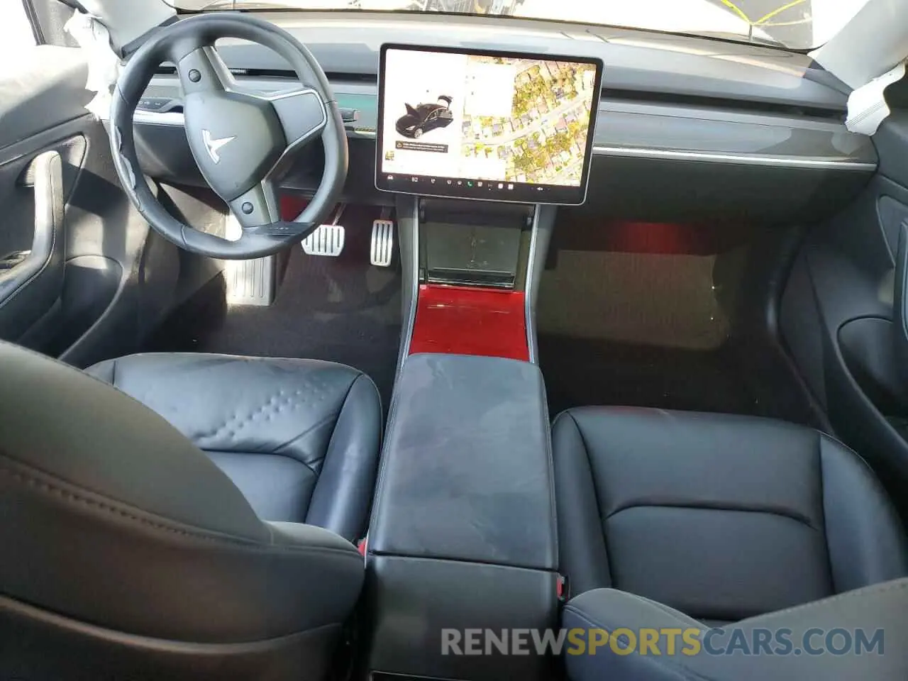 8 Photograph of a damaged car 5YJ3E1EB0KF487218 TESLA MODEL 3 2019