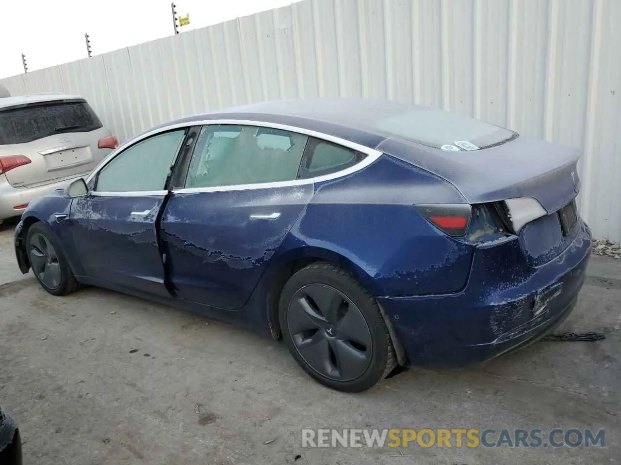 2 Photograph of a damaged car 5YJ3E1EB0KF497165 TESLA MODEL 3 2019