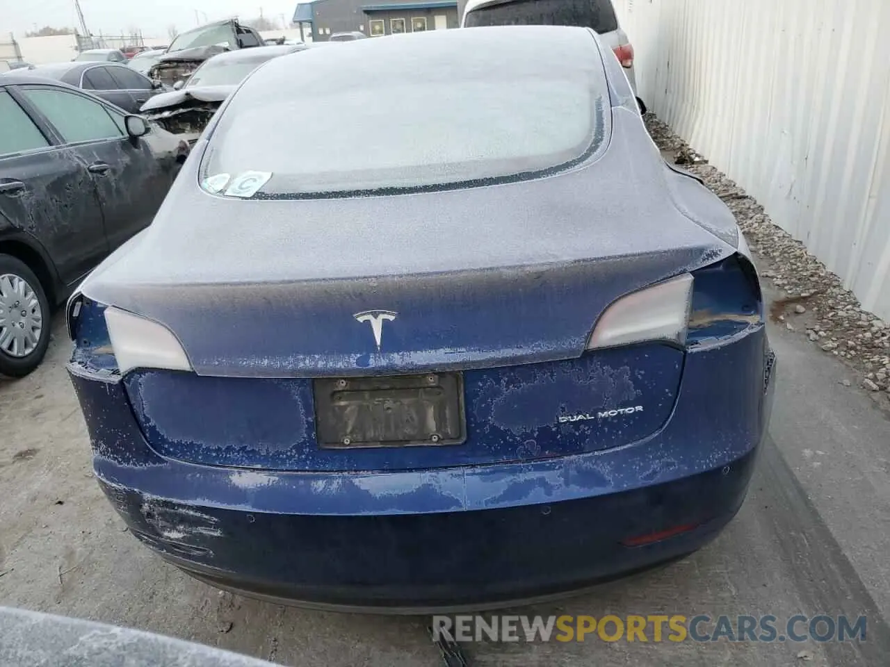 6 Photograph of a damaged car 5YJ3E1EB0KF497165 TESLA MODEL 3 2019
