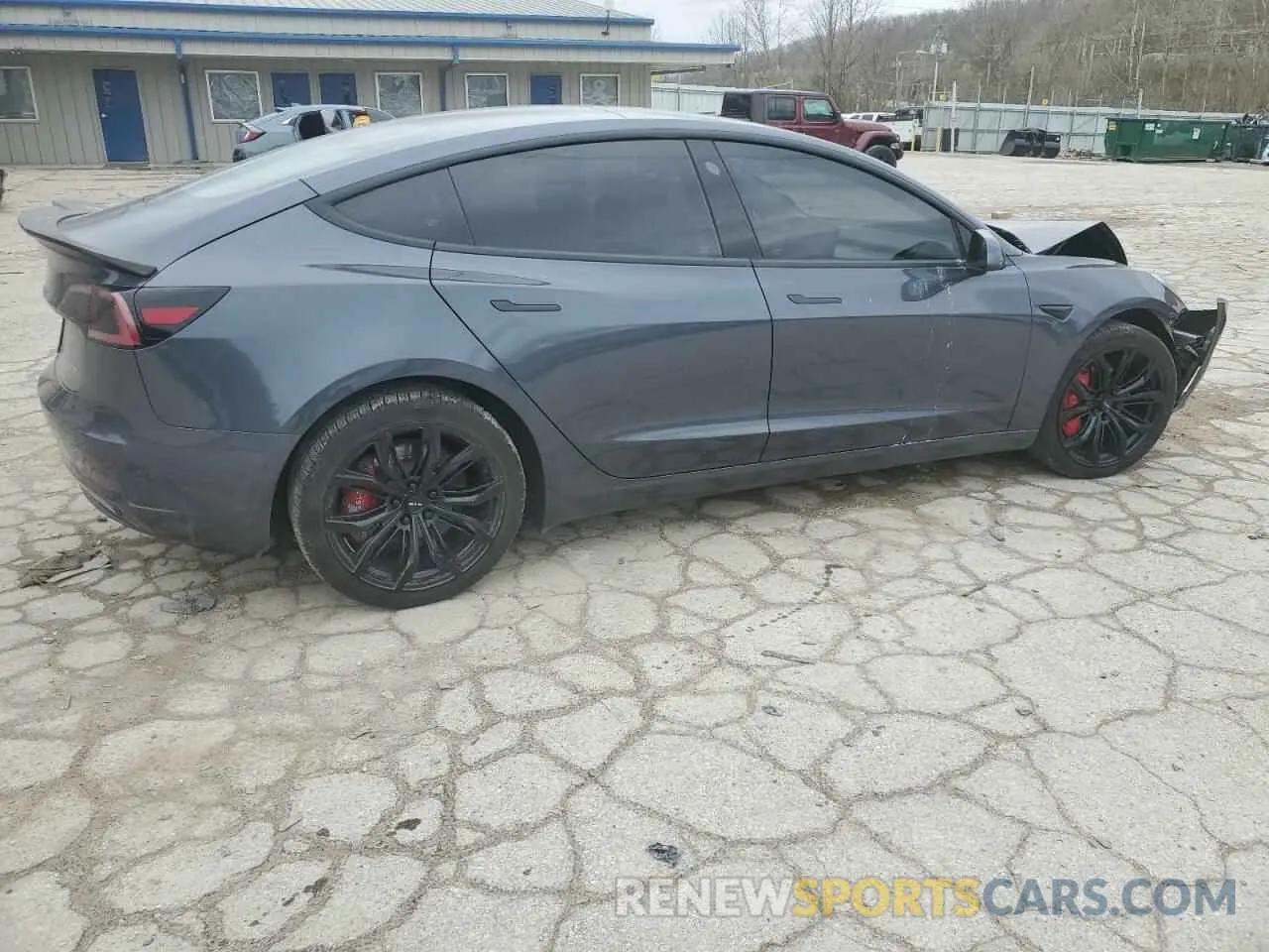 3 Photograph of a damaged car 5YJ3E1EB0KF530018 TESLA MODEL 3 2019