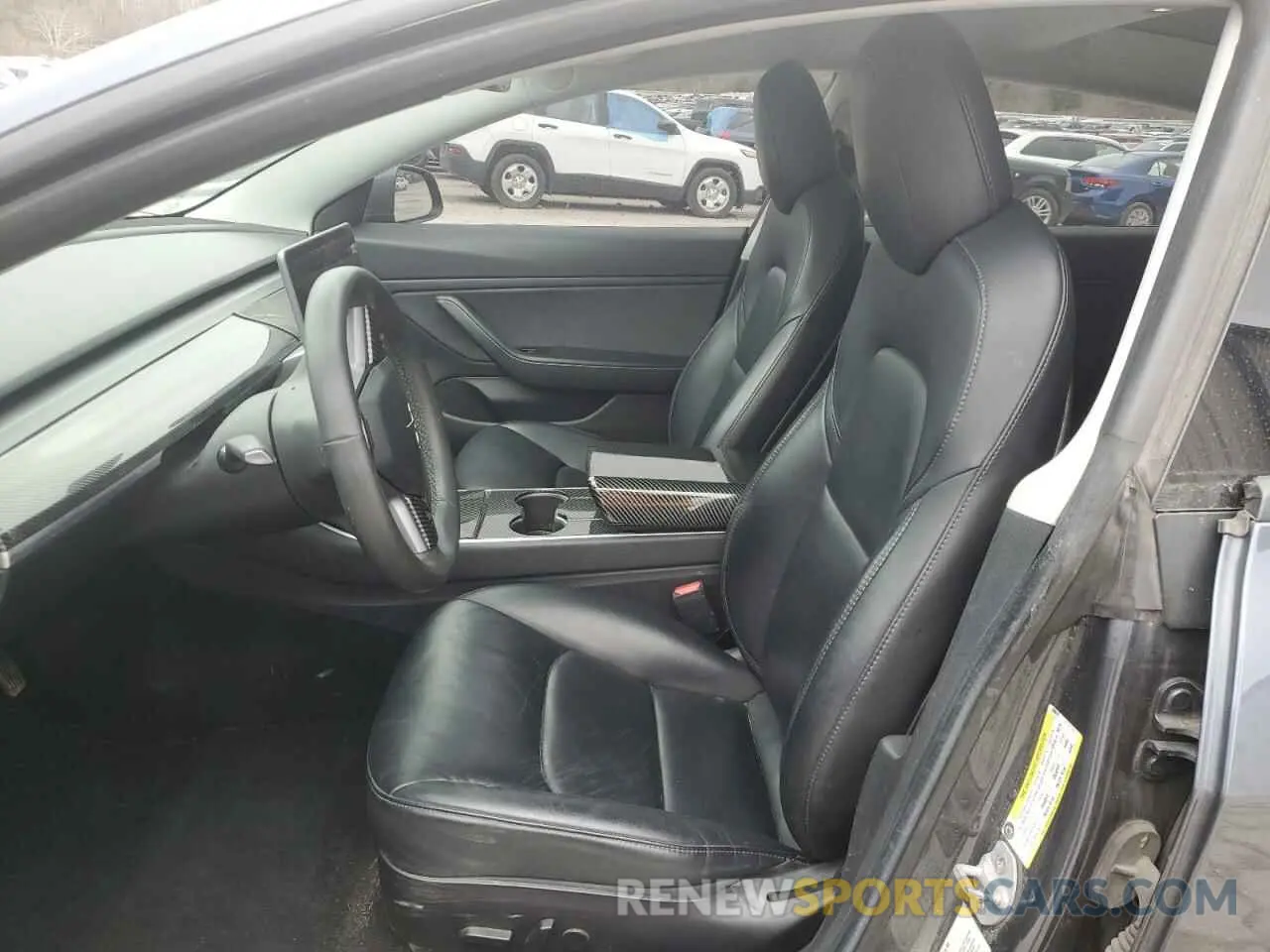 7 Photograph of a damaged car 5YJ3E1EB0KF530018 TESLA MODEL 3 2019