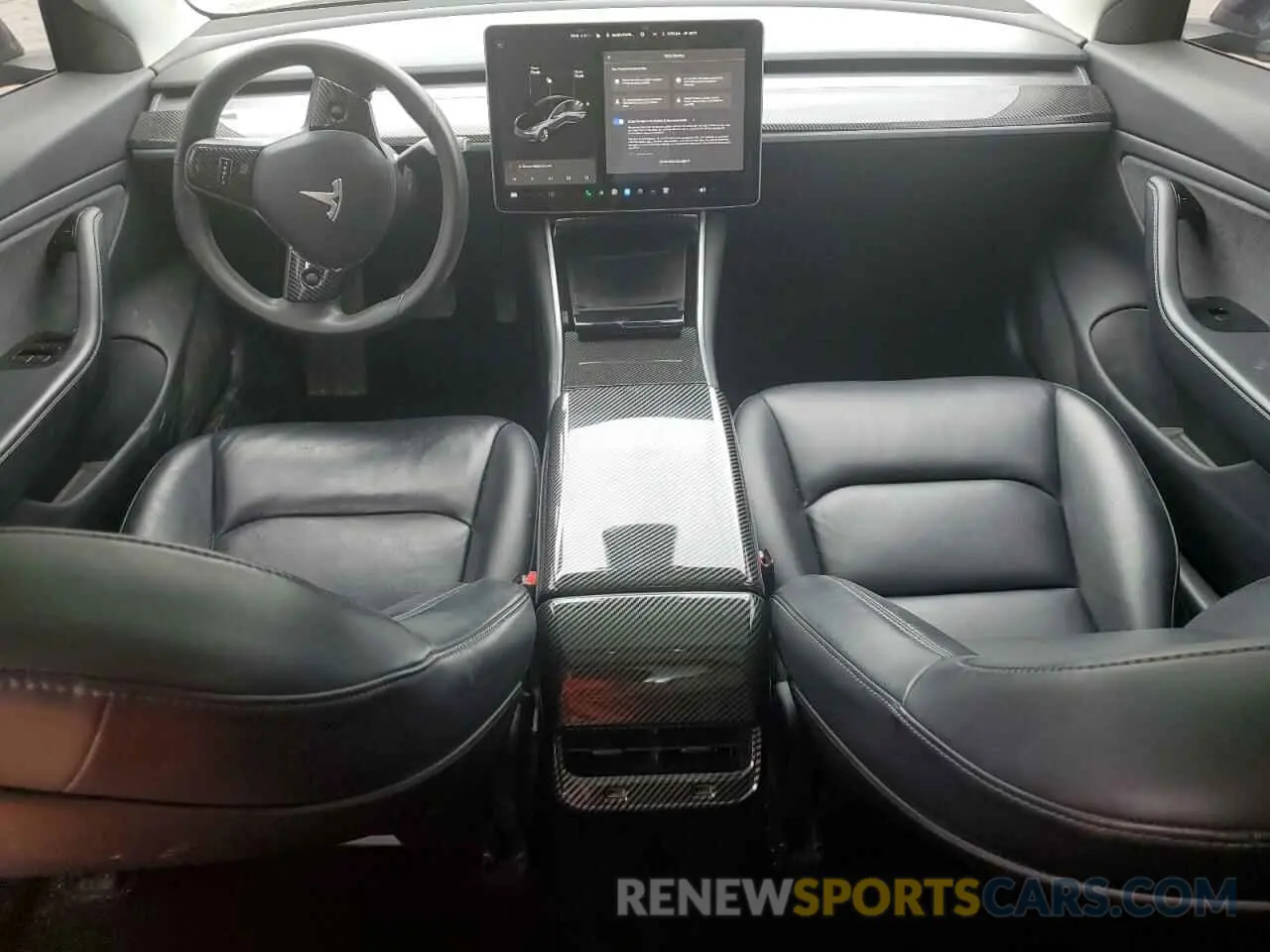 8 Photograph of a damaged car 5YJ3E1EB0KF530018 TESLA MODEL 3 2019