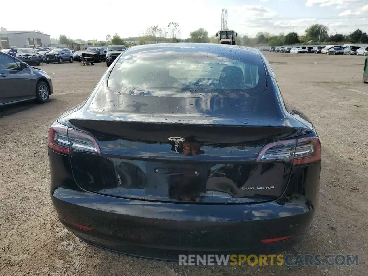 6 Photograph of a damaged car 5YJ3E1EB1KF191933 TESLA MODEL 3 2019