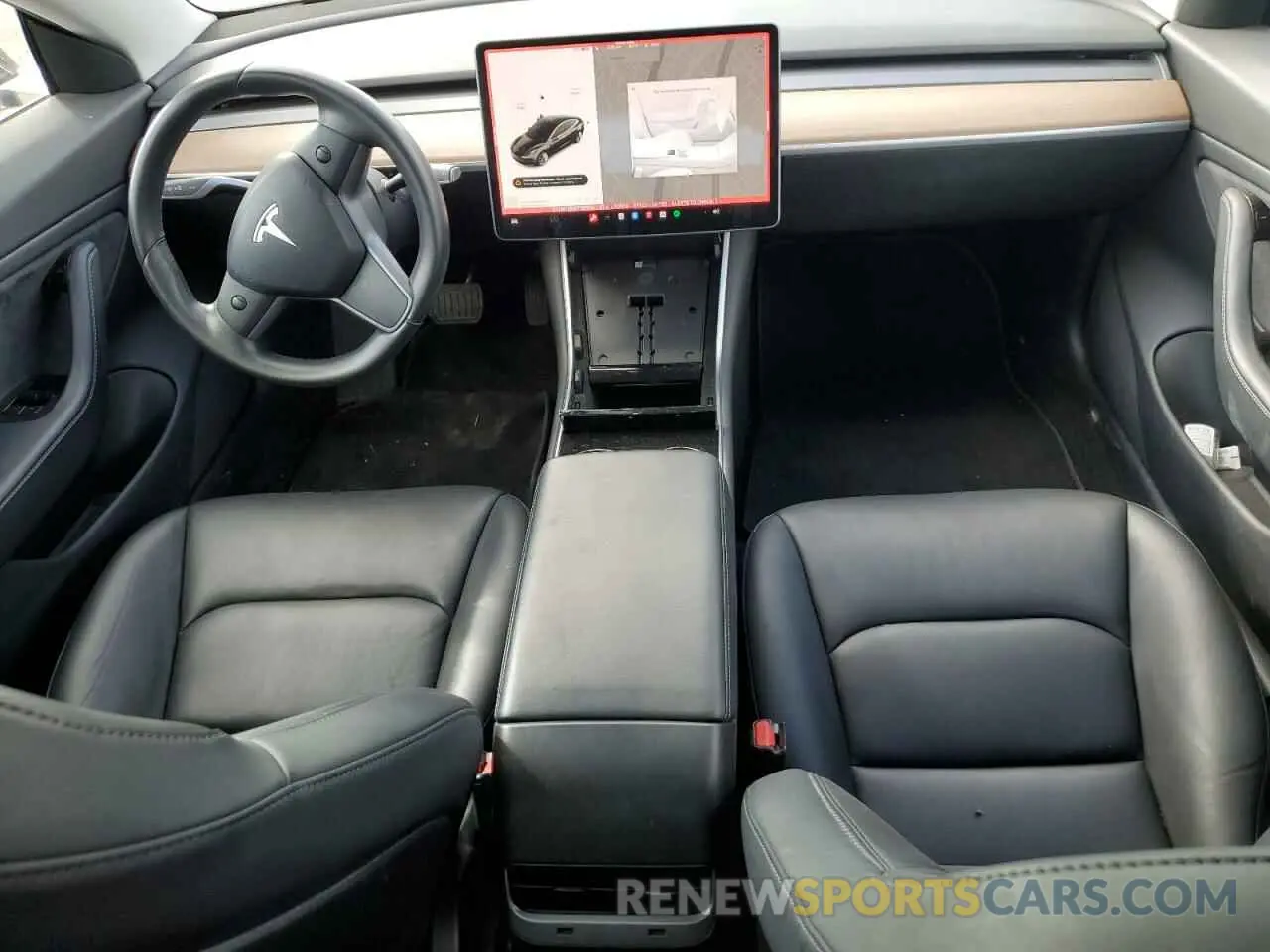 8 Photograph of a damaged car 5YJ3E1EB1KF191933 TESLA MODEL 3 2019