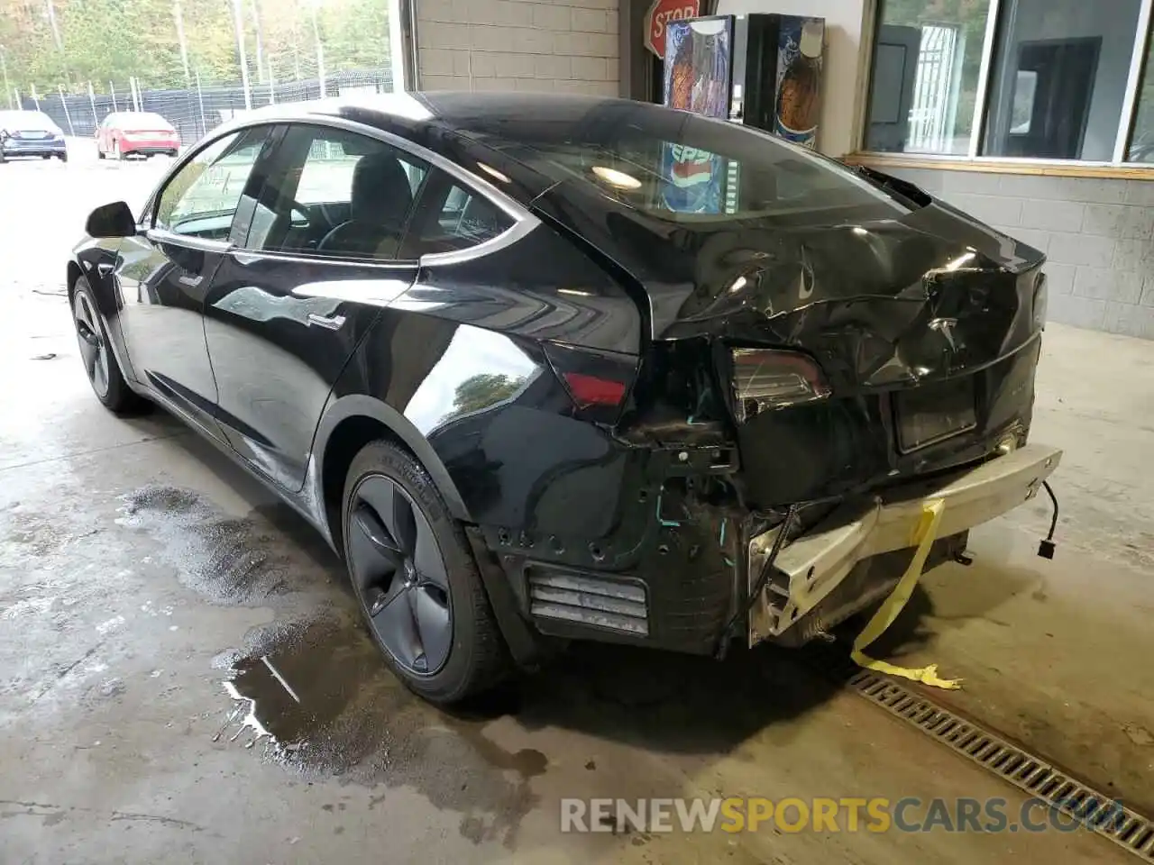 3 Photograph of a damaged car 5YJ3E1EB1KF208763 TESLA MODEL 3 2019