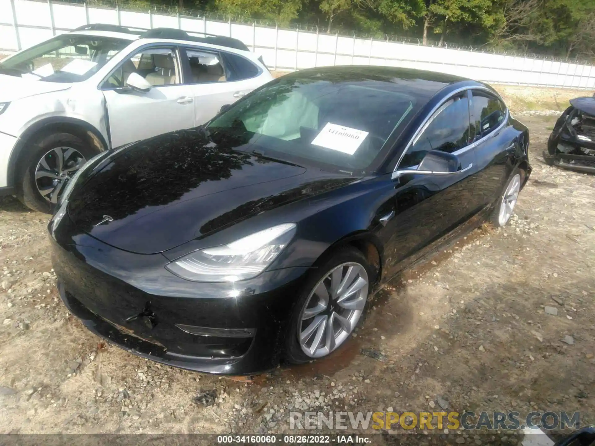 2 Photograph of a damaged car 5YJ3E1EB1KF211999 TESLA MODEL 3 2019