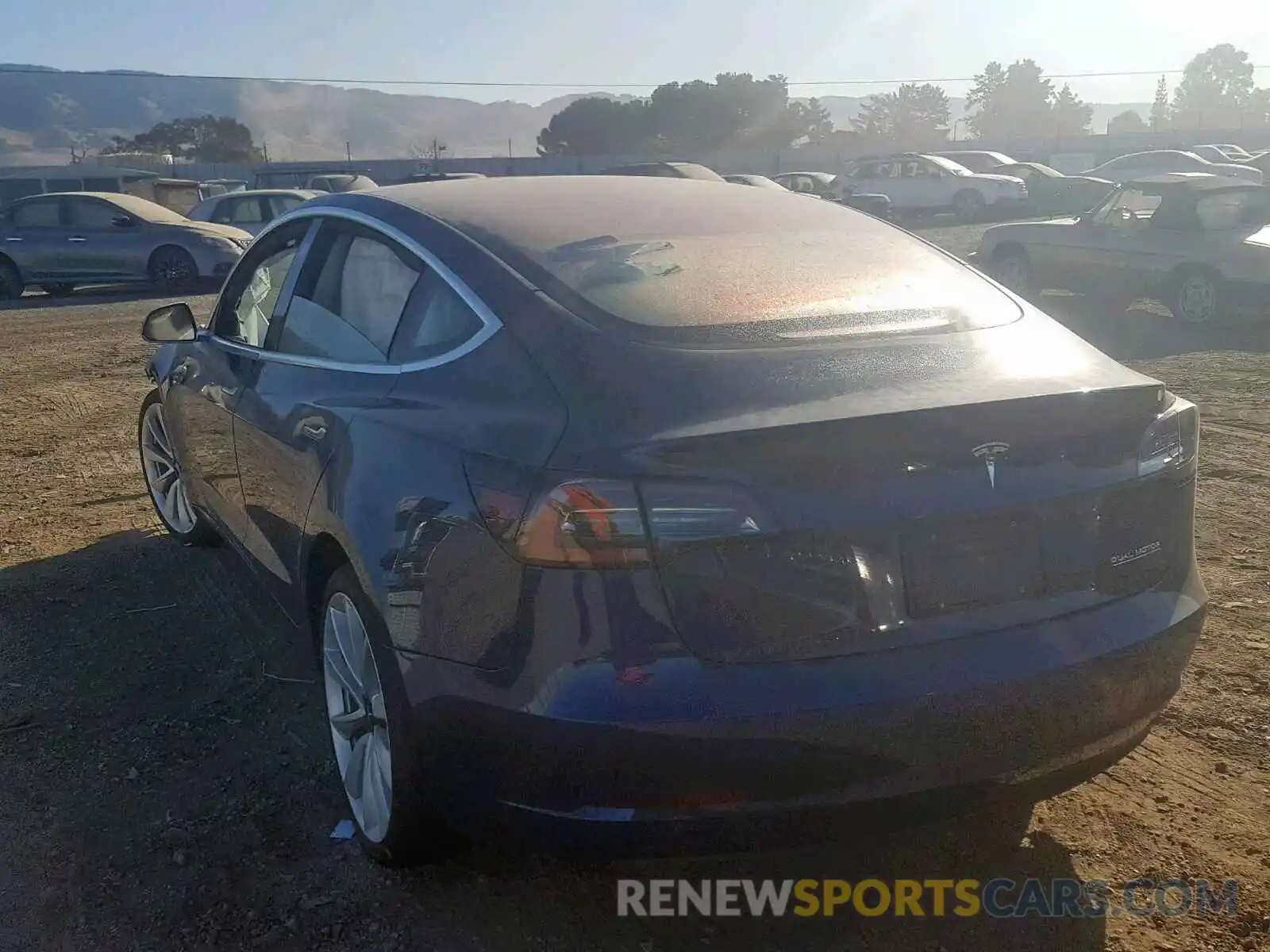 3 Photograph of a damaged car 5YJ3E1EB1KF231671 TESLA MODEL 3 2019