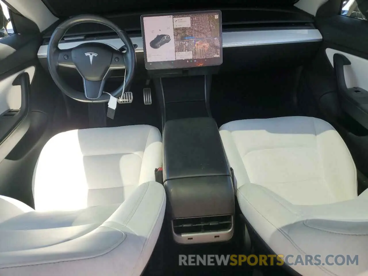 8 Photograph of a damaged car 5YJ3E1EB1KF231735 TESLA MODEL 3 2019