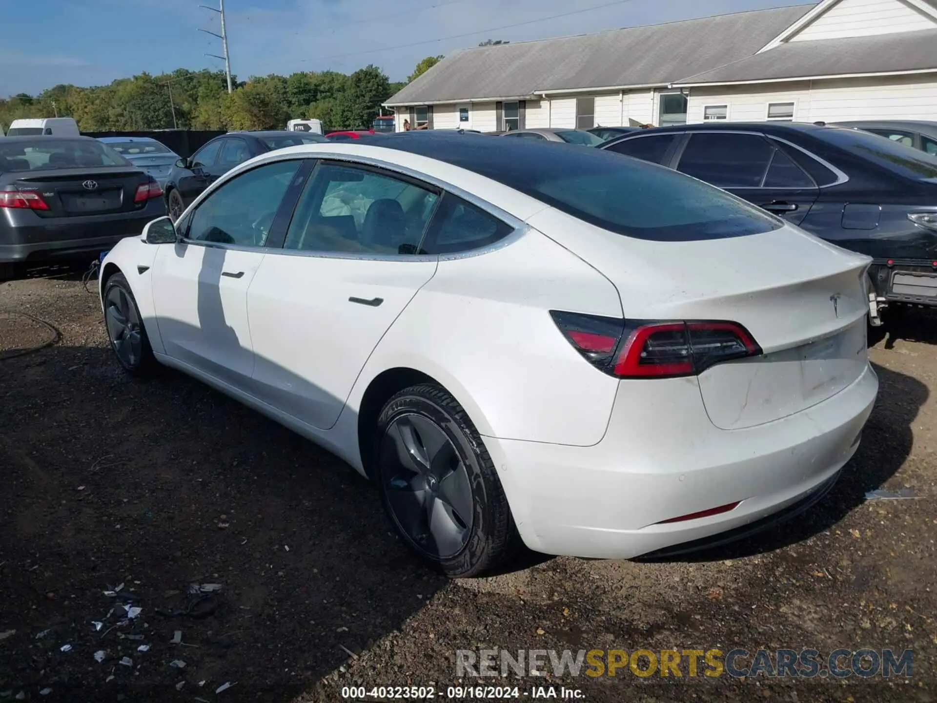 3 Photograph of a damaged car 5YJ3E1EB1KF359599 TESLA MODEL 3 2019