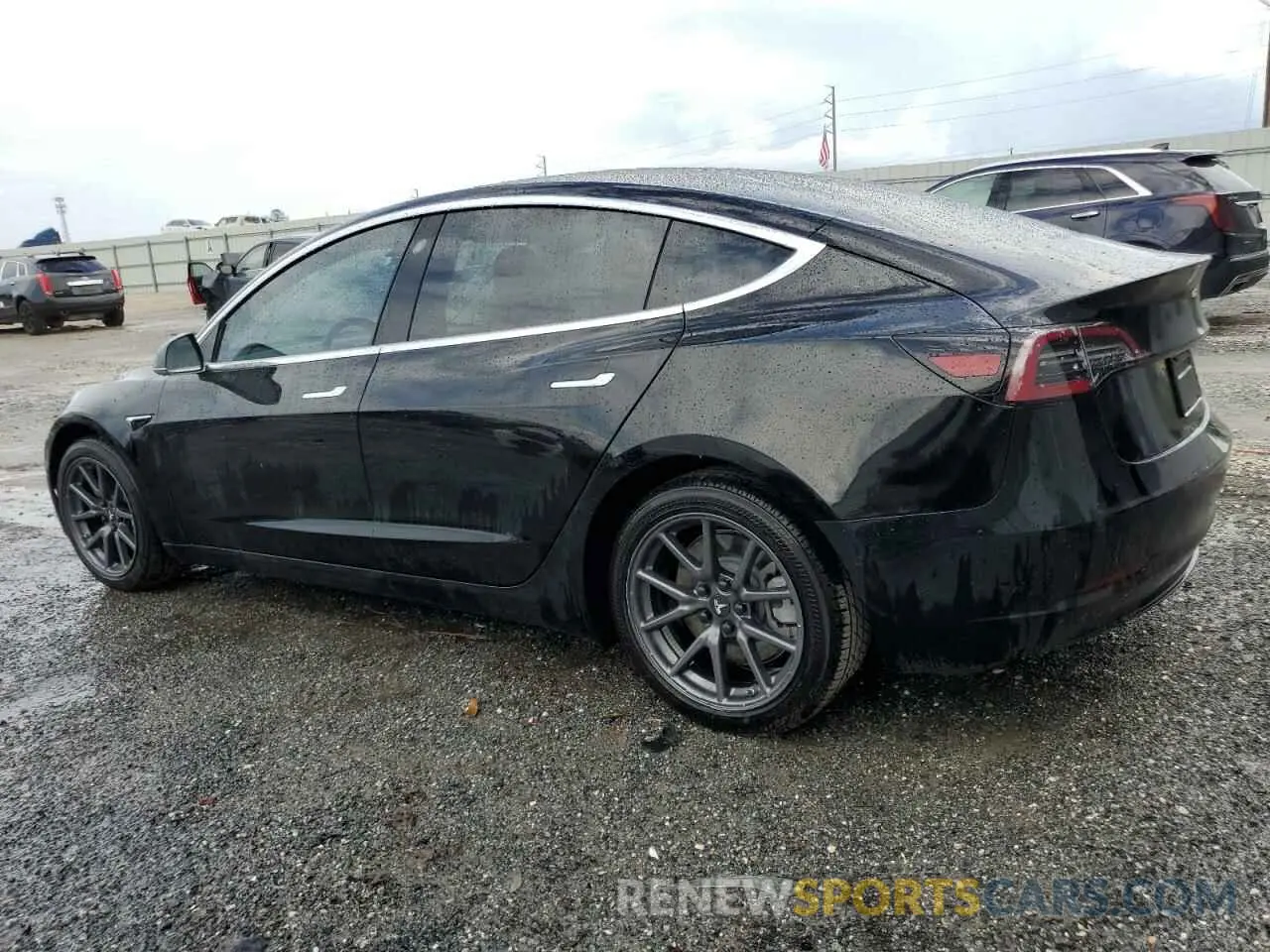 2 Photograph of a damaged car 5YJ3E1EB1KF384745 TESLA MODEL 3 2019