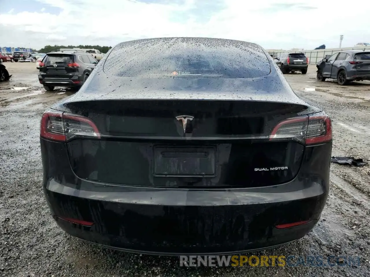 6 Photograph of a damaged car 5YJ3E1EB1KF384745 TESLA MODEL 3 2019
