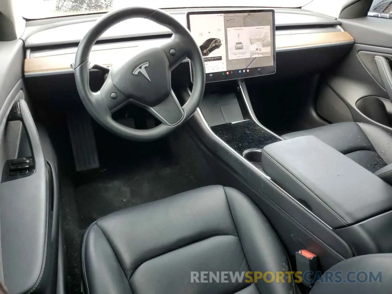 8 Photograph of a damaged car 5YJ3E1EB1KF384745 TESLA MODEL 3 2019