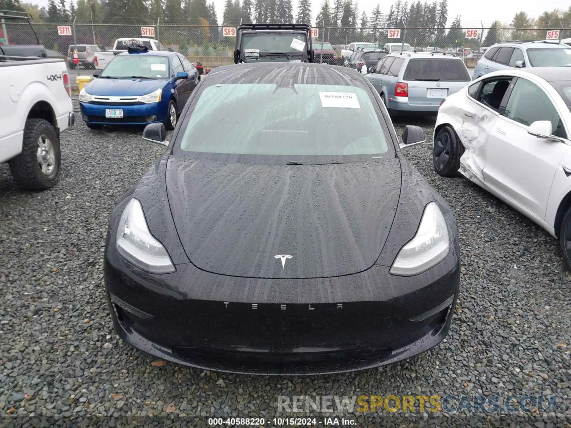 12 Photograph of a damaged car 5YJ3E1EB1KF385779 TESLA MODEL 3 2019
