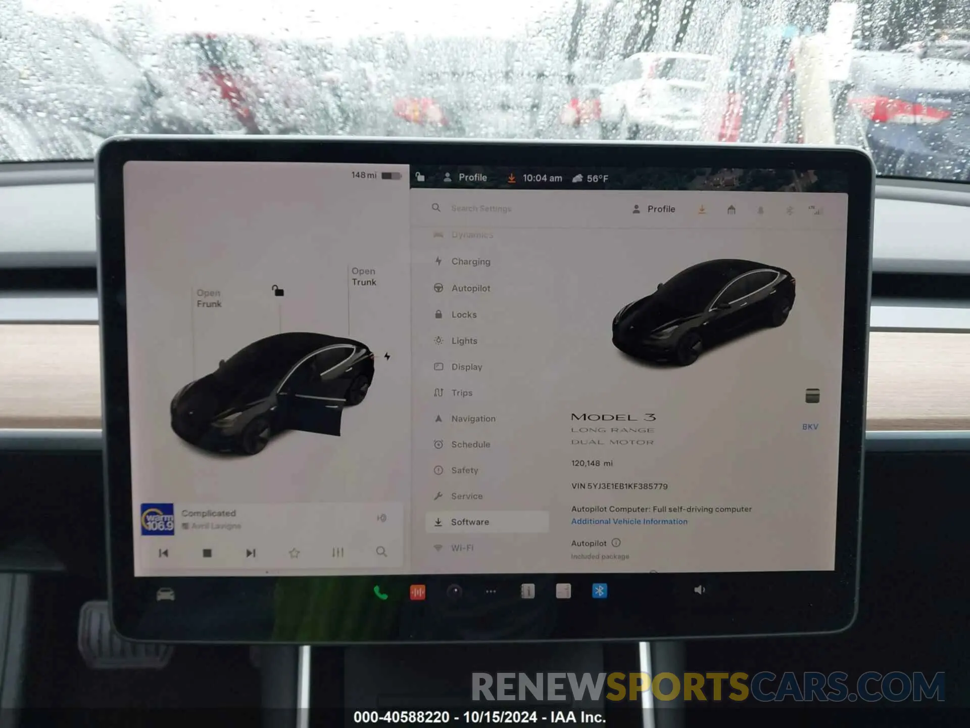 18 Photograph of a damaged car 5YJ3E1EB1KF385779 TESLA MODEL 3 2019