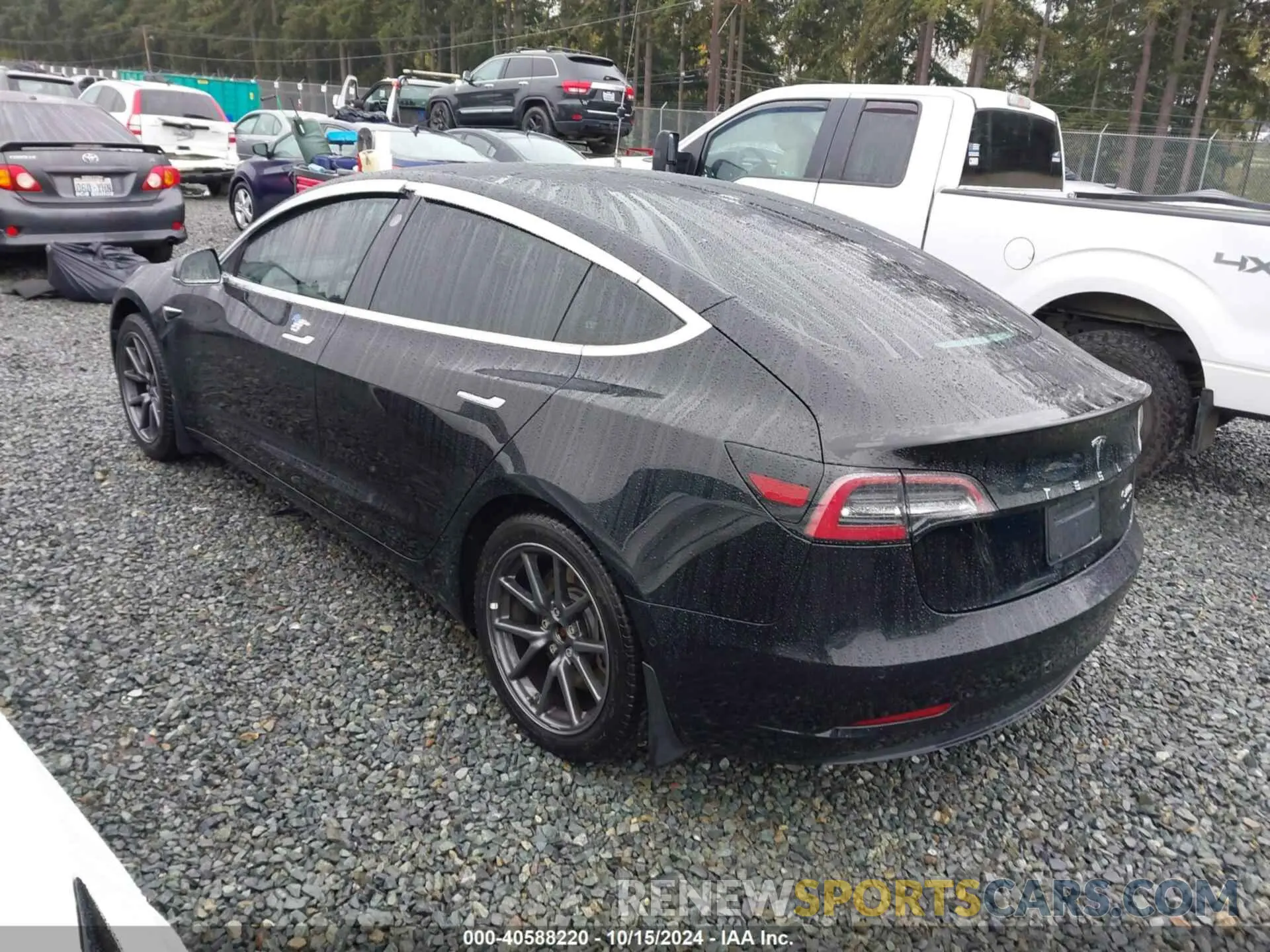 3 Photograph of a damaged car 5YJ3E1EB1KF385779 TESLA MODEL 3 2019
