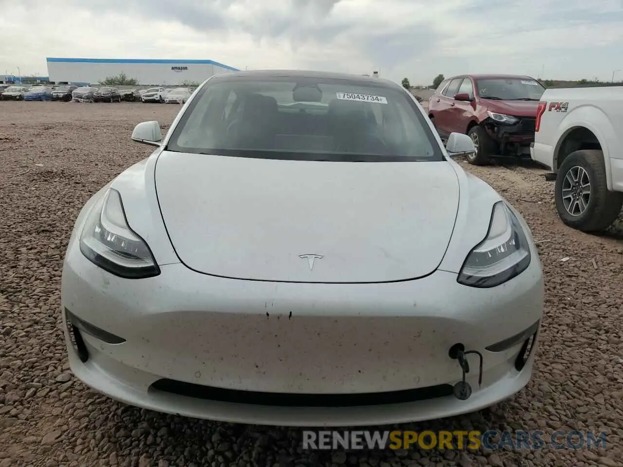 5 Photograph of a damaged car 5YJ3E1EB1KF387967 TESLA MODEL 3 2019