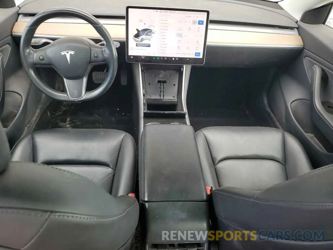8 Photograph of a damaged car 5YJ3E1EB1KF387967 TESLA MODEL 3 2019