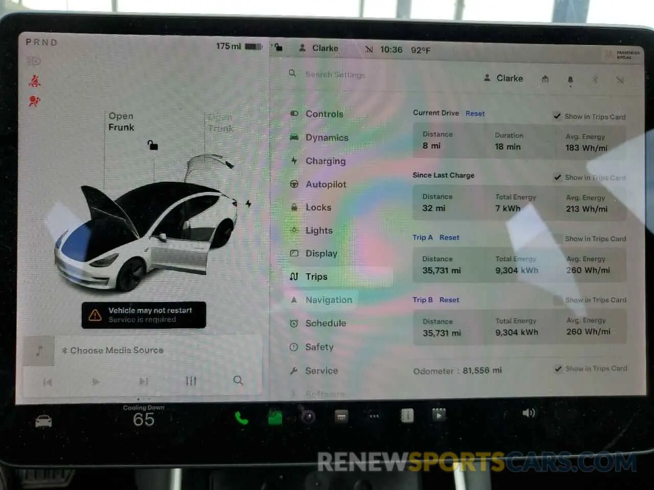 9 Photograph of a damaged car 5YJ3E1EB1KF387967 TESLA MODEL 3 2019