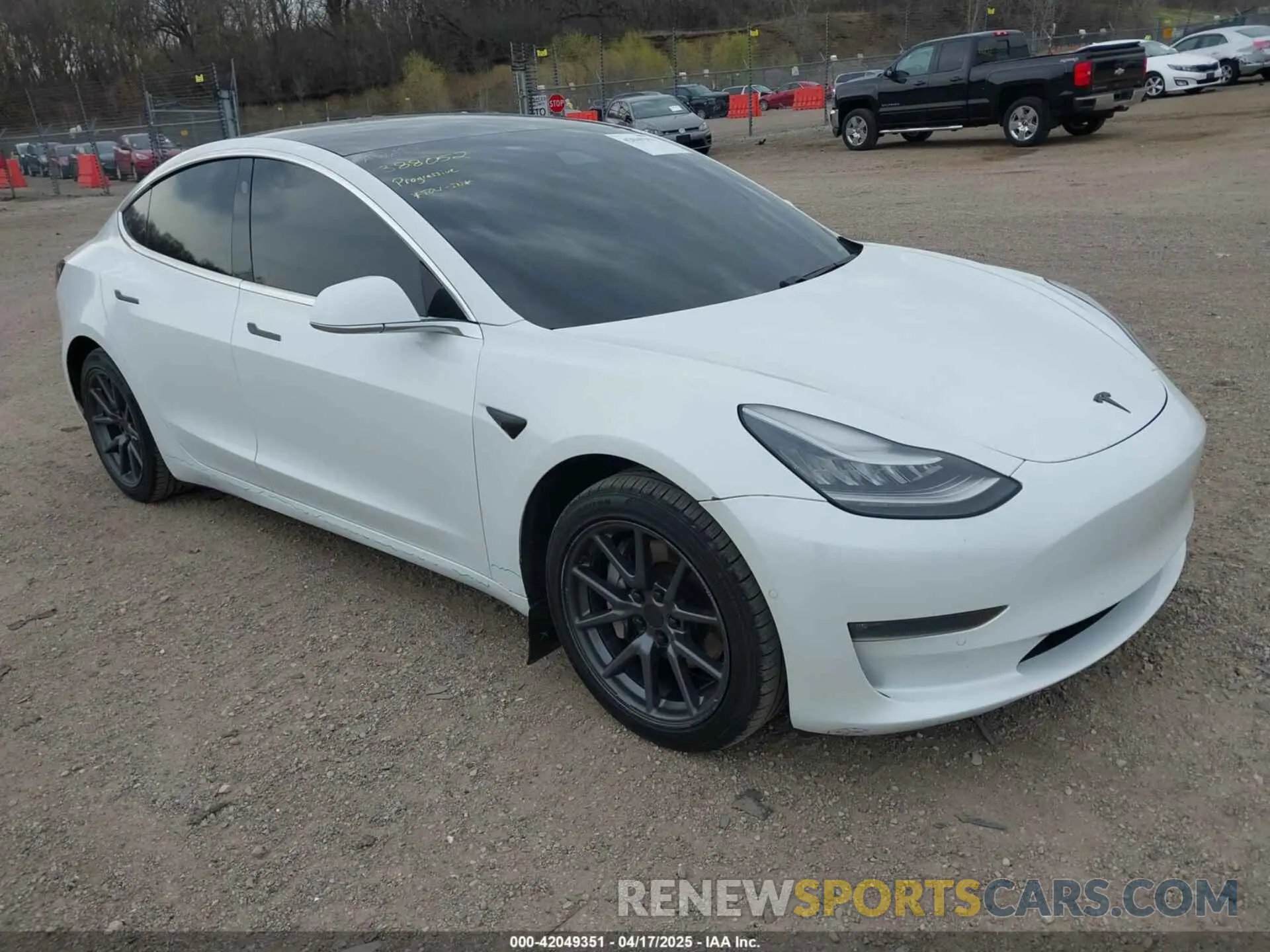 1 Photograph of a damaged car 5YJ3E1EB1KF388052 TESLA MODEL 3 2019