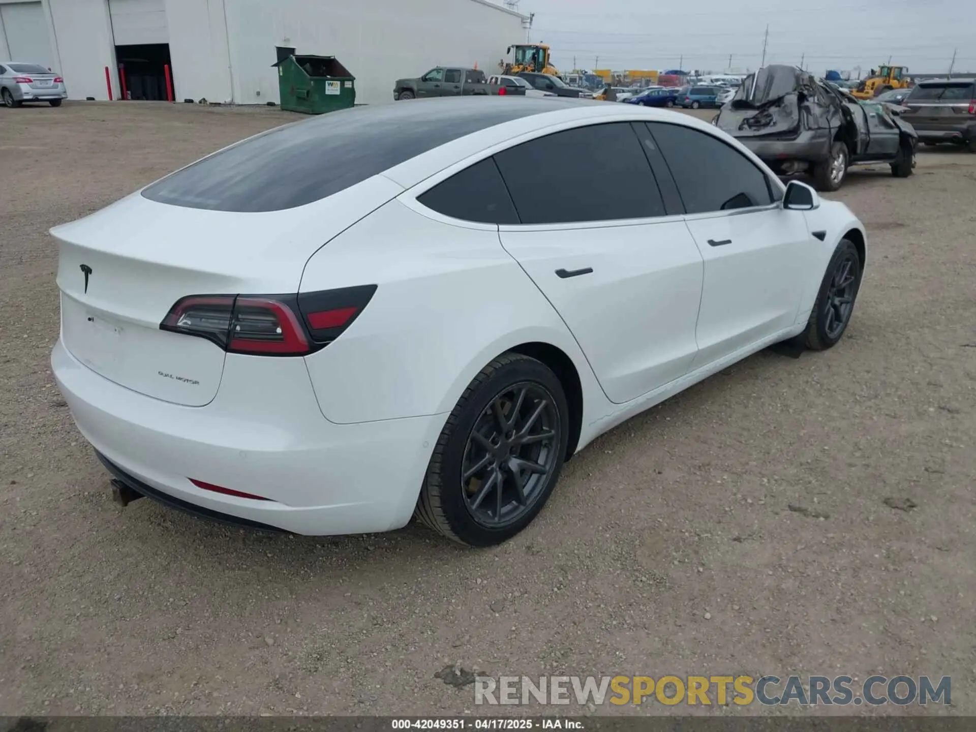 4 Photograph of a damaged car 5YJ3E1EB1KF388052 TESLA MODEL 3 2019