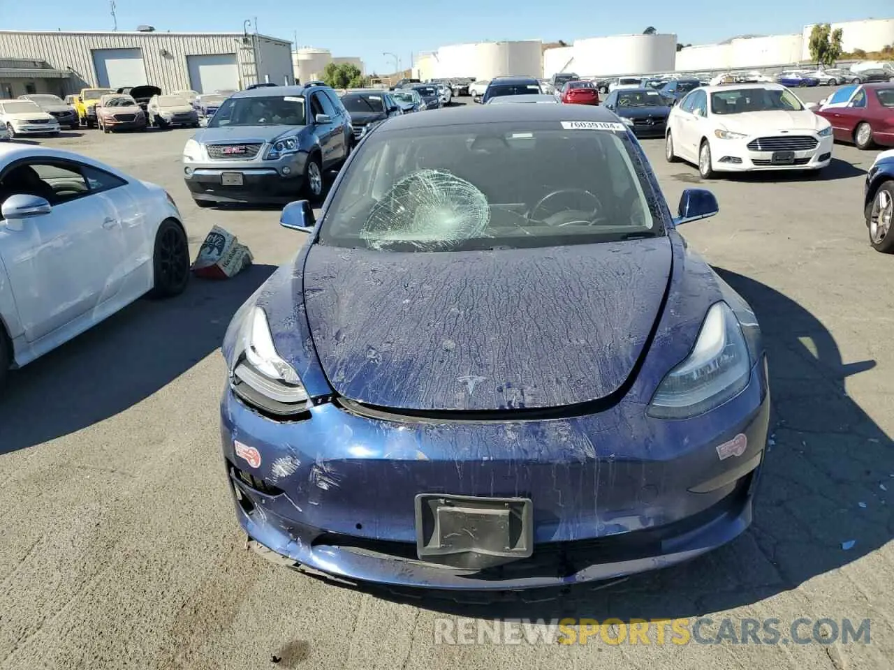 5 Photograph of a damaged car 5YJ3E1EB1KF390058 TESLA MODEL 3 2019
