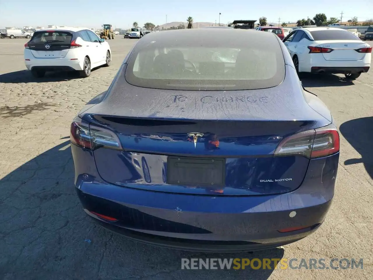 6 Photograph of a damaged car 5YJ3E1EB1KF390058 TESLA MODEL 3 2019