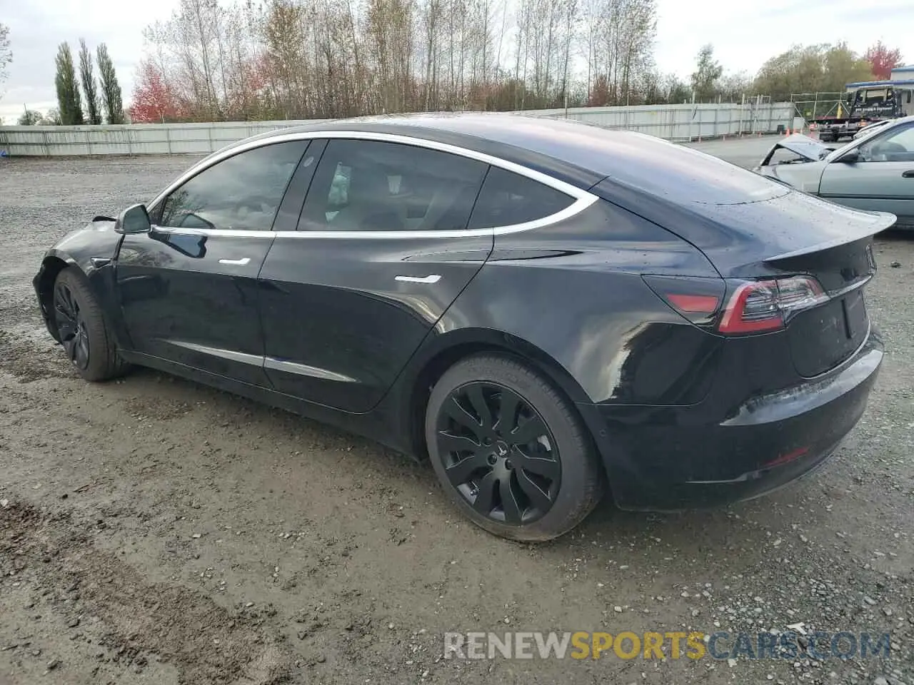 2 Photograph of a damaged car 5YJ3E1EB1KF390531 TESLA MODEL 3 2019