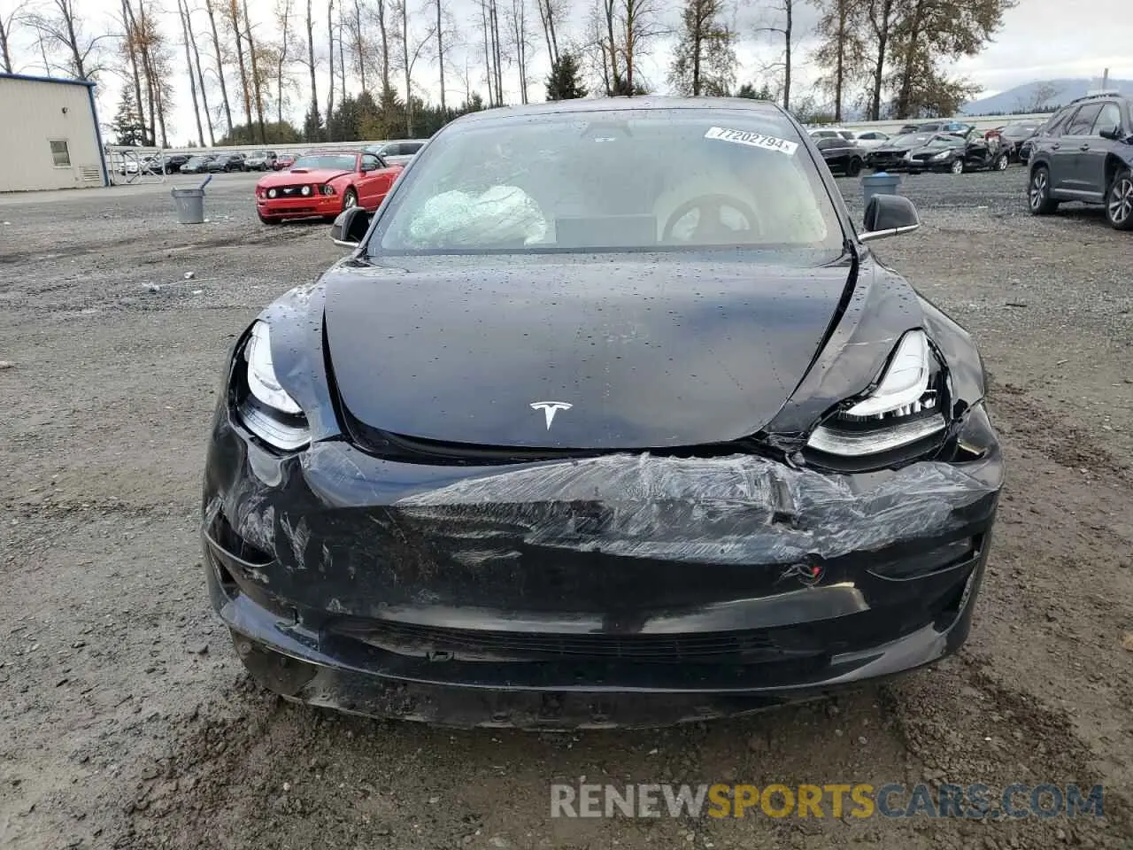 5 Photograph of a damaged car 5YJ3E1EB1KF390531 TESLA MODEL 3 2019