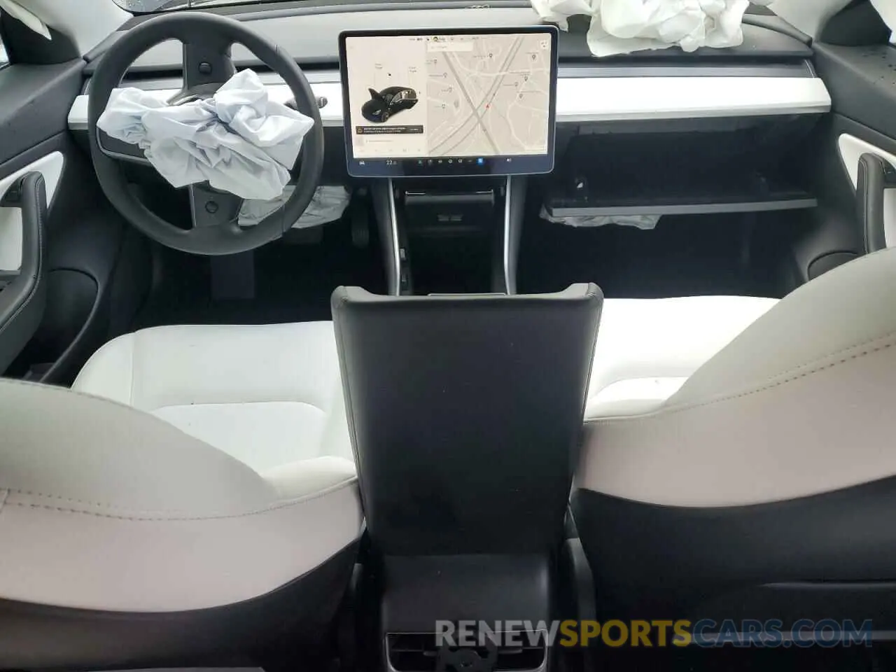 8 Photograph of a damaged car 5YJ3E1EB1KF390531 TESLA MODEL 3 2019