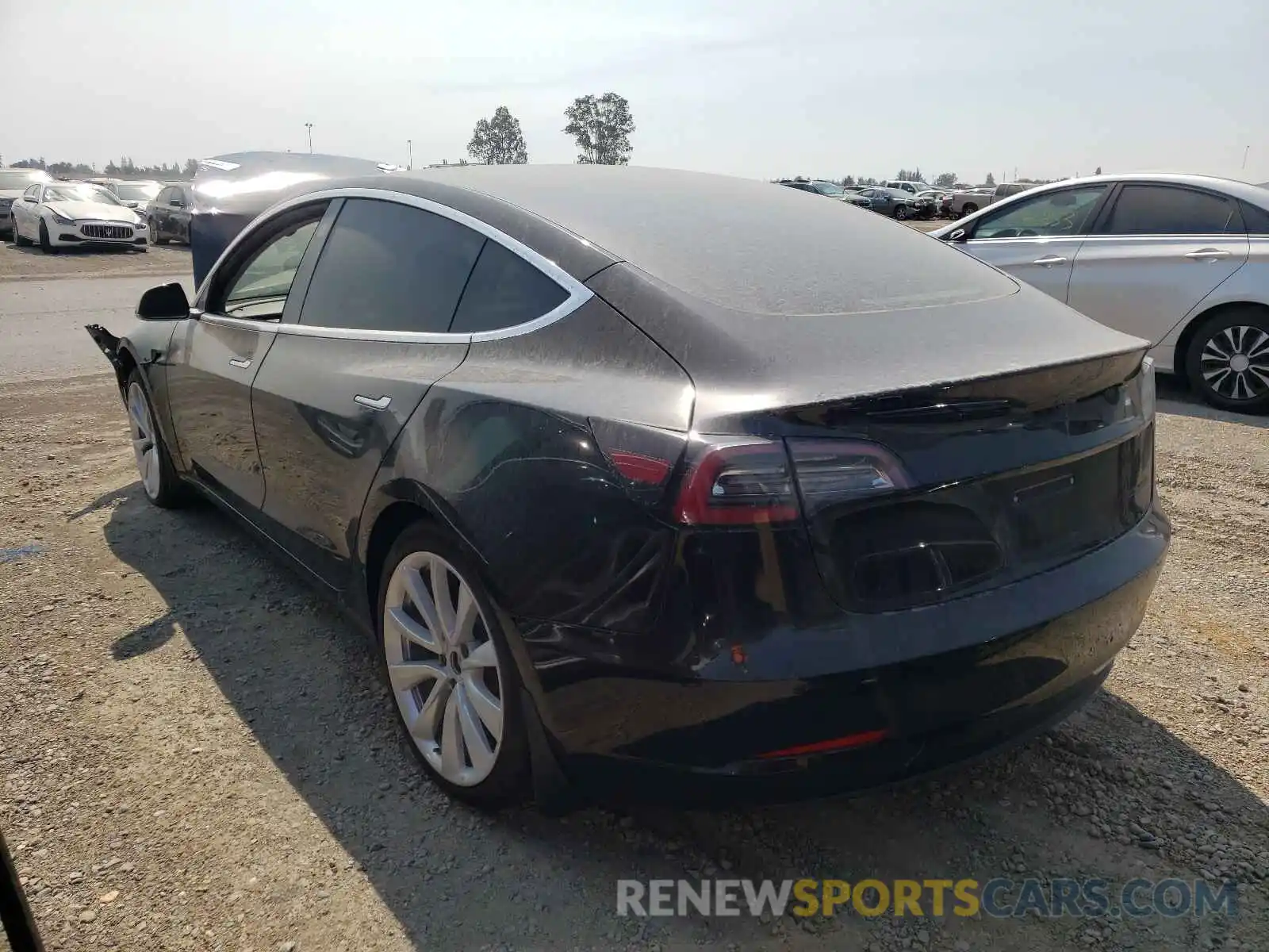 3 Photograph of a damaged car 5YJ3E1EB1KF406517 TESLA MODEL 3 2019