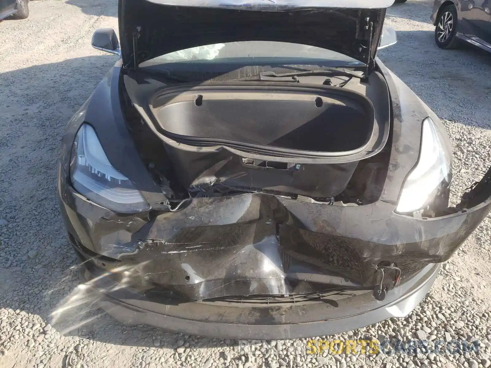 9 Photograph of a damaged car 5YJ3E1EB1KF406517 TESLA MODEL 3 2019