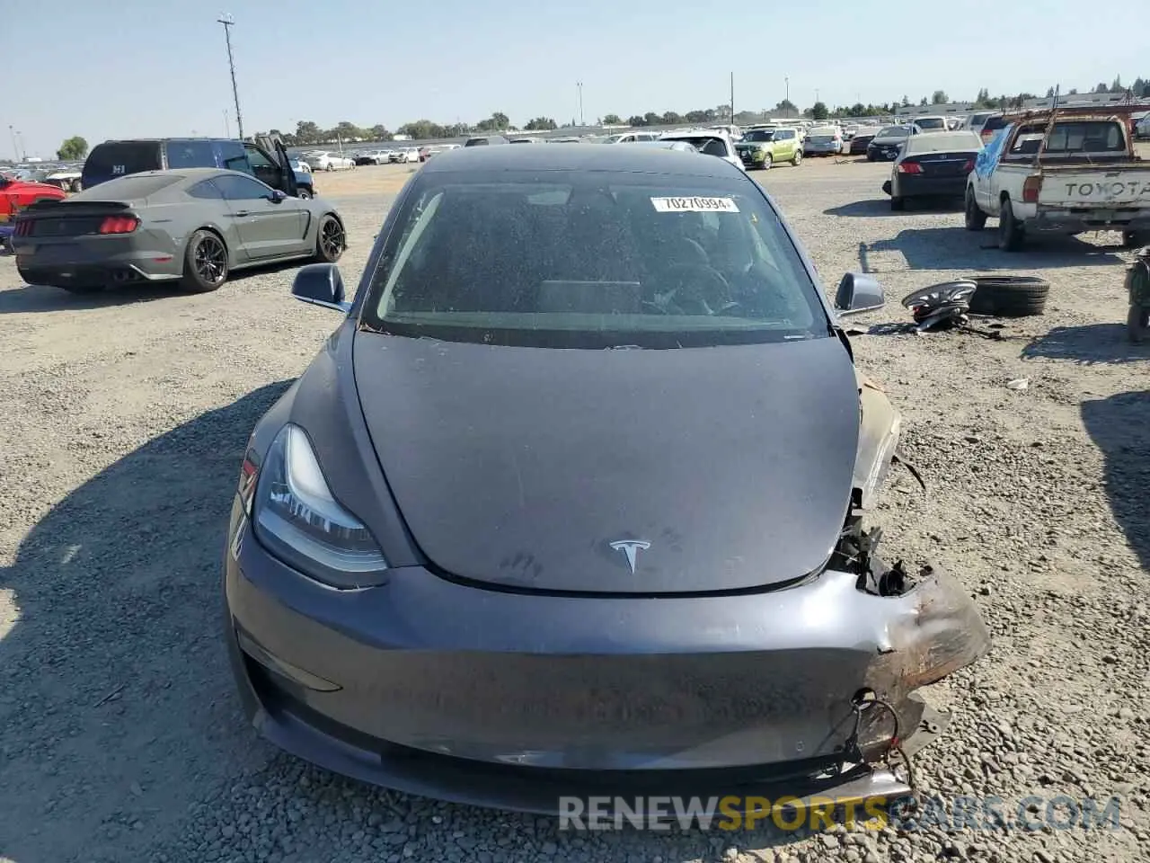 5 Photograph of a damaged car 5YJ3E1EB1KF413533 TESLA MODEL 3 2019