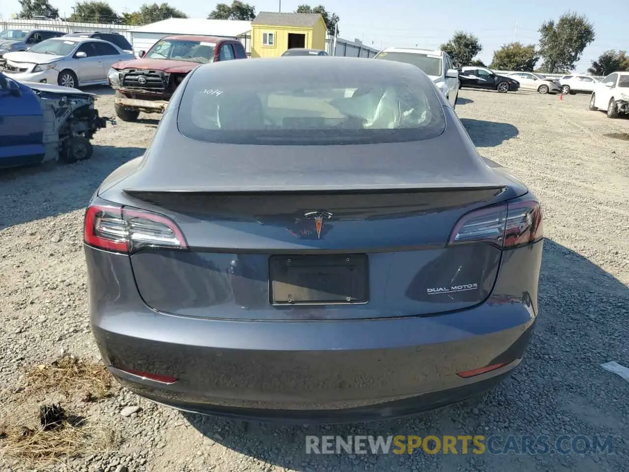 6 Photograph of a damaged car 5YJ3E1EB1KF413533 TESLA MODEL 3 2019