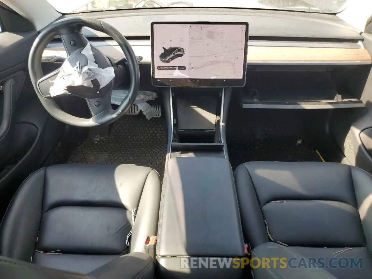 8 Photograph of a damaged car 5YJ3E1EB1KF413533 TESLA MODEL 3 2019