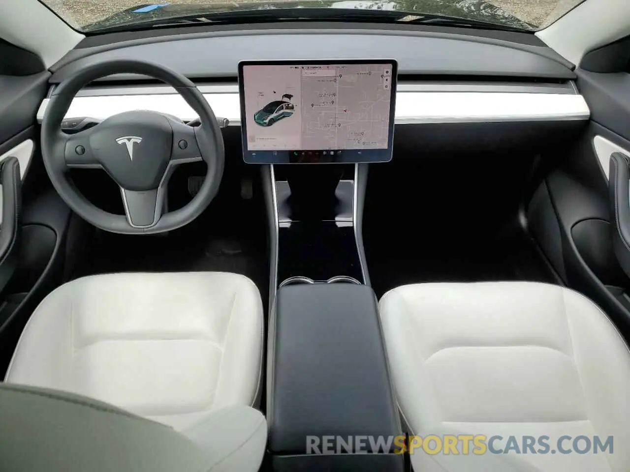 8 Photograph of a damaged car 5YJ3E1EB1KF421406 TESLA MODEL 3 2019