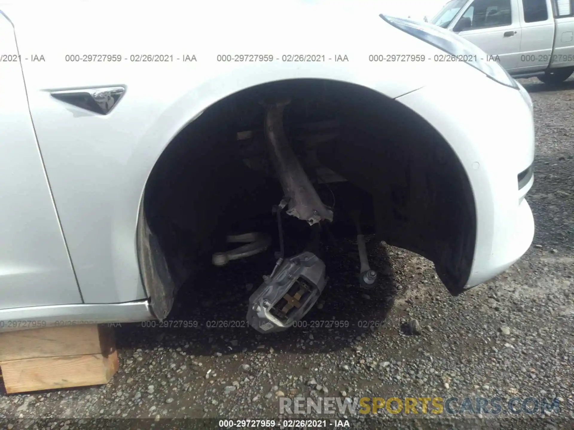 6 Photograph of a damaged car 5YJ3E1EB1KF421521 TESLA MODEL 3 2019