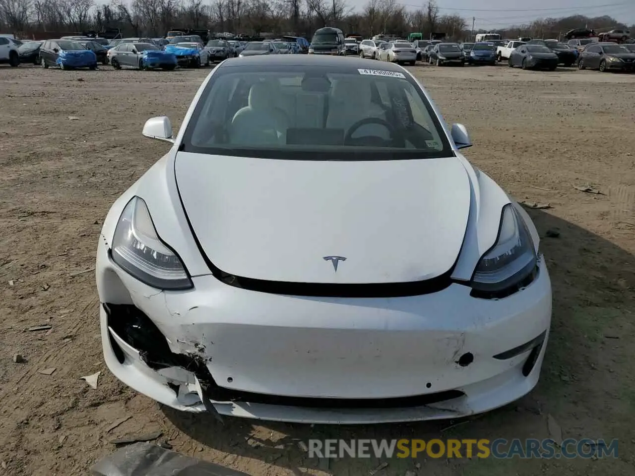 5 Photograph of a damaged car 5YJ3E1EB1KF422135 TESLA MODEL 3 2019