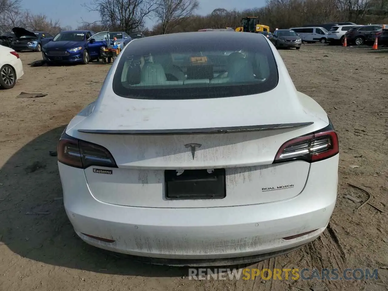 6 Photograph of a damaged car 5YJ3E1EB1KF422135 TESLA MODEL 3 2019