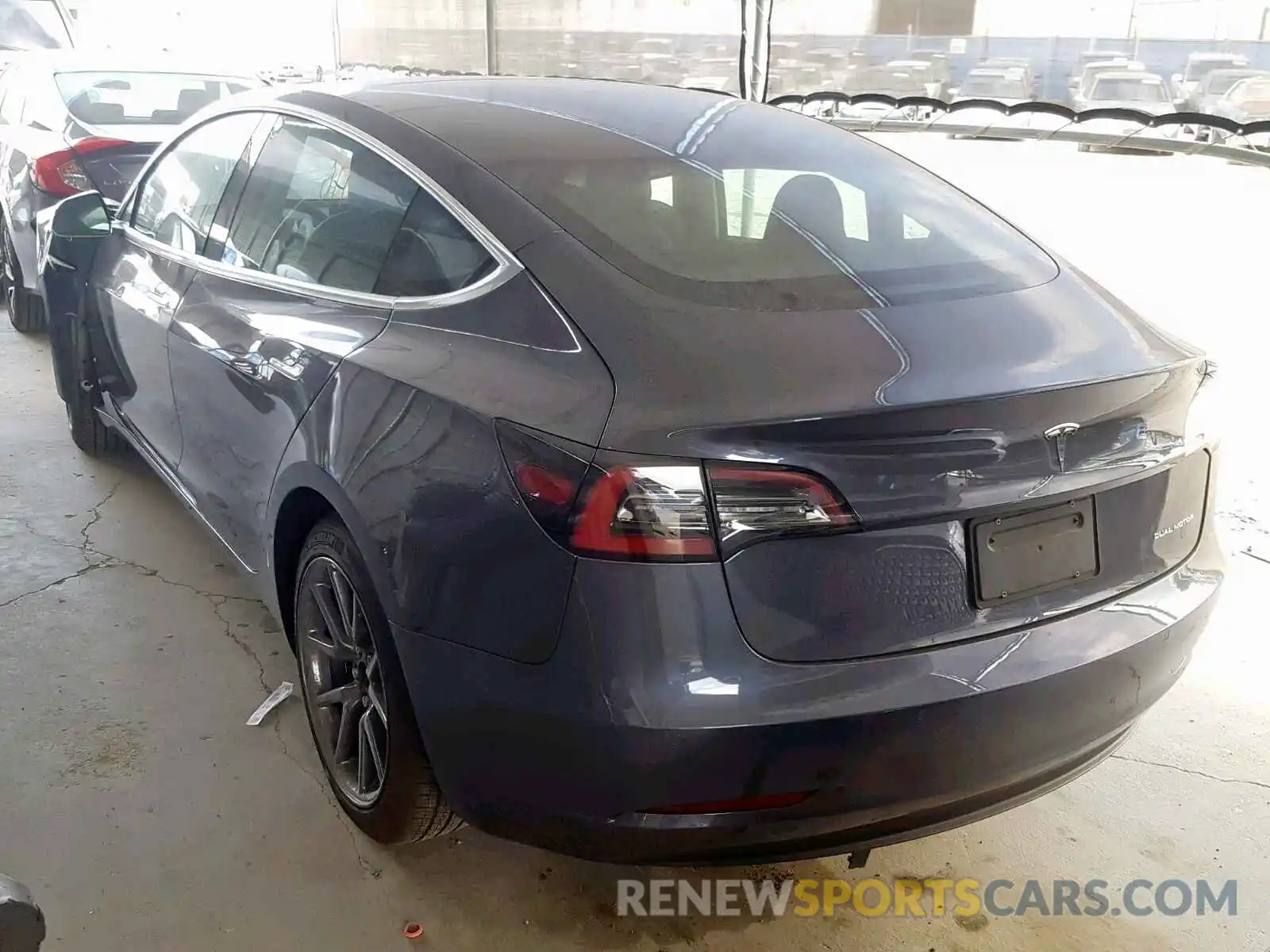 3 Photograph of a damaged car 5YJ3E1EB1KF432552 TESLA MODEL 3 2019