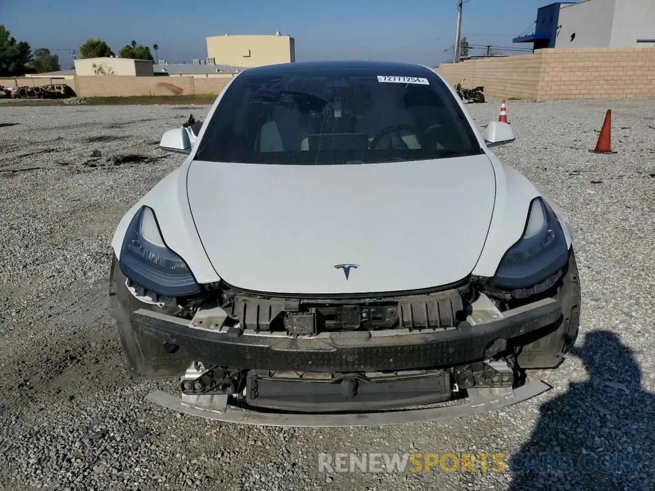 5 Photograph of a damaged car 5YJ3E1EB1KF437864 TESLA MODEL 3 2019
