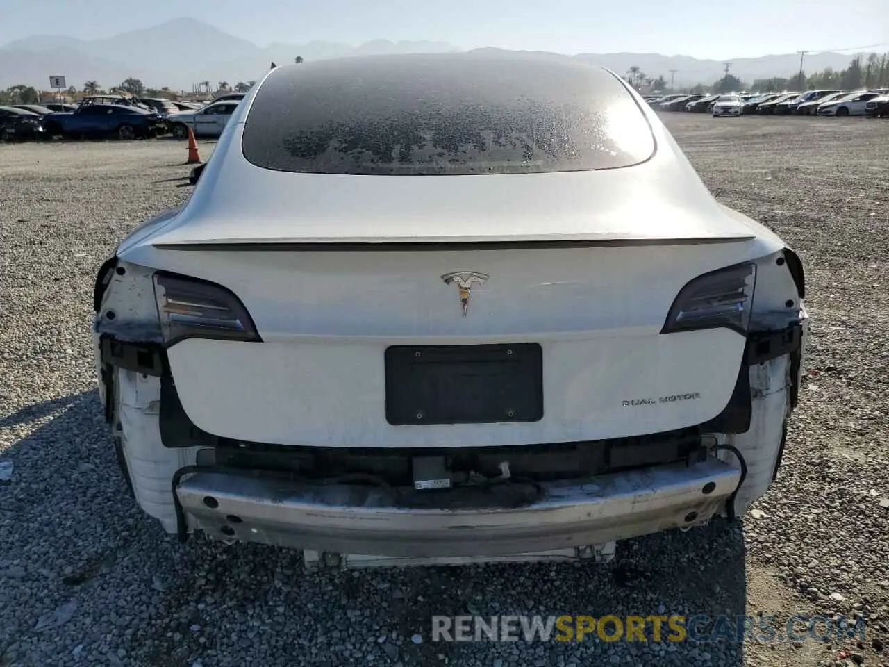 6 Photograph of a damaged car 5YJ3E1EB1KF437864 TESLA MODEL 3 2019