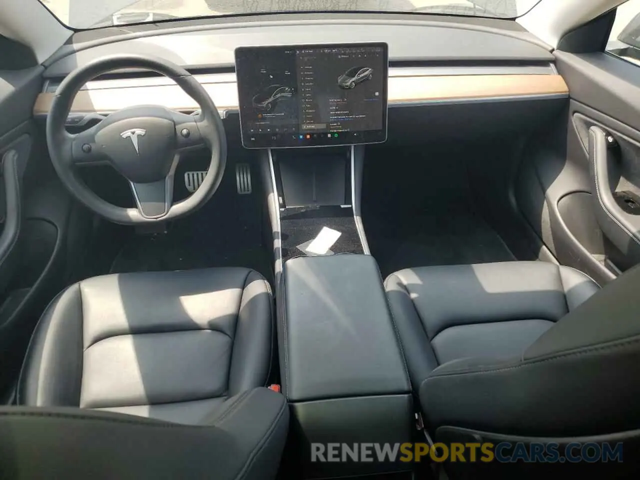 8 Photograph of a damaged car 5YJ3E1EB1KF438741 TESLA MODEL 3 2019