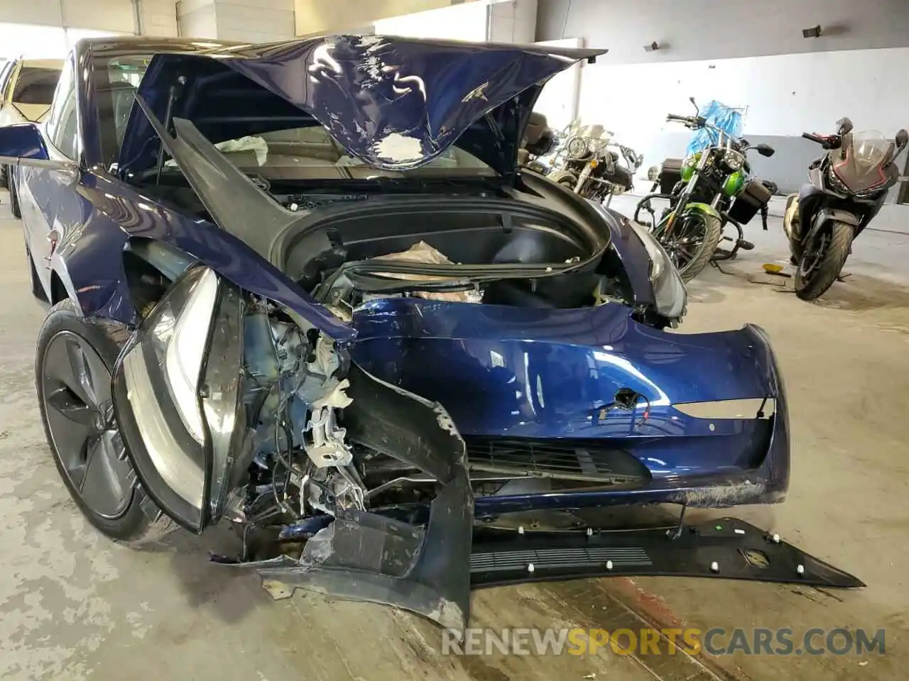 9 Photograph of a damaged car 5YJ3E1EB1KF442157 TESLA MODEL 3 2019