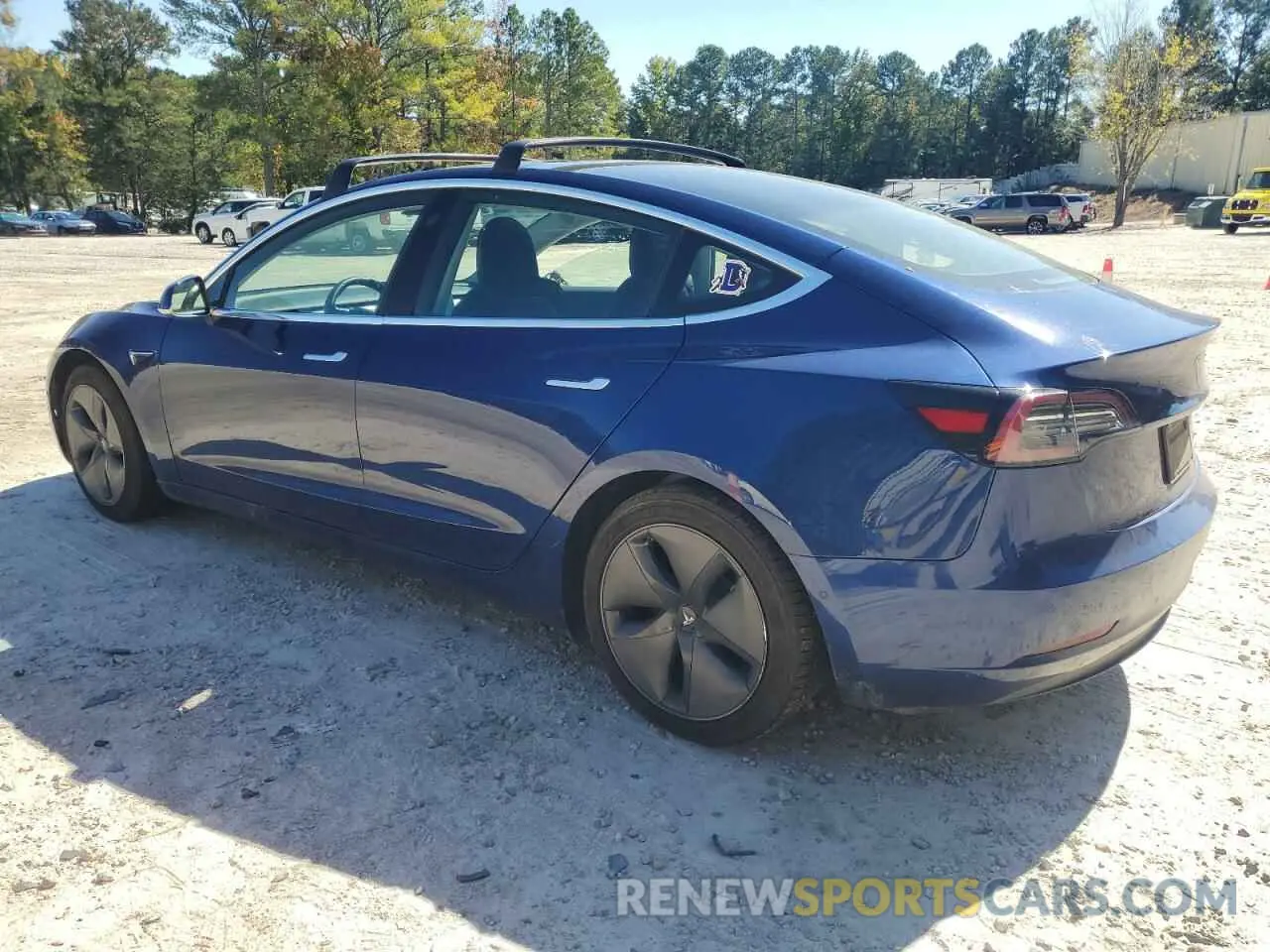 2 Photograph of a damaged car 5YJ3E1EB1KF453188 TESLA MODEL 3 2019