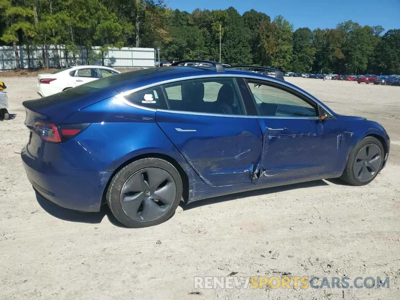 3 Photograph of a damaged car 5YJ3E1EB1KF453188 TESLA MODEL 3 2019