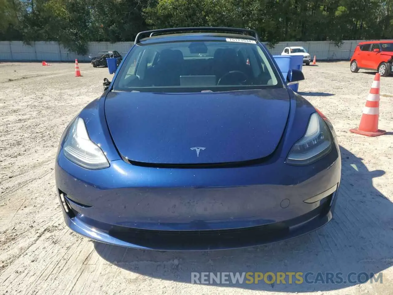 5 Photograph of a damaged car 5YJ3E1EB1KF453188 TESLA MODEL 3 2019