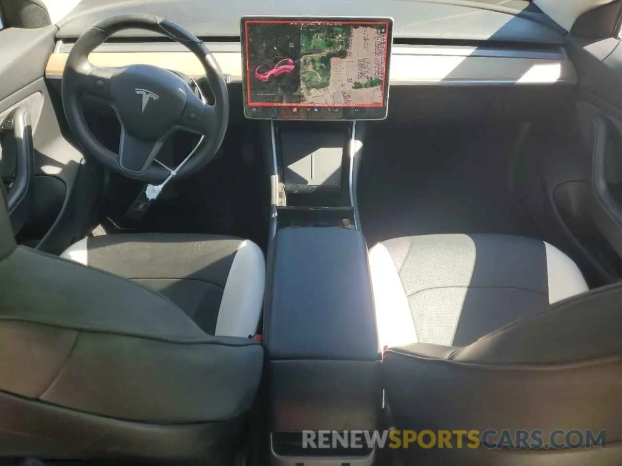 8 Photograph of a damaged car 5YJ3E1EB1KF453188 TESLA MODEL 3 2019