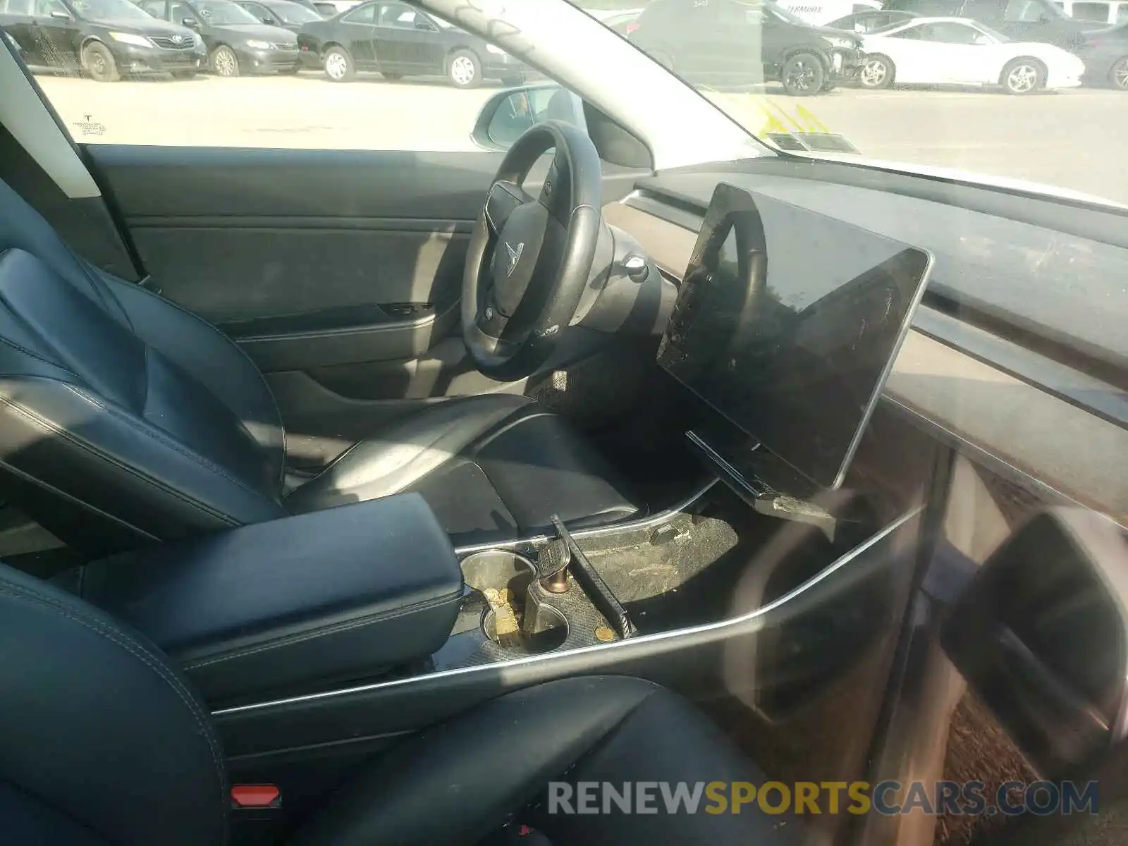 9 Photograph of a damaged car 5YJ3E1EB1KF493528 TESLA MODEL 3 2019