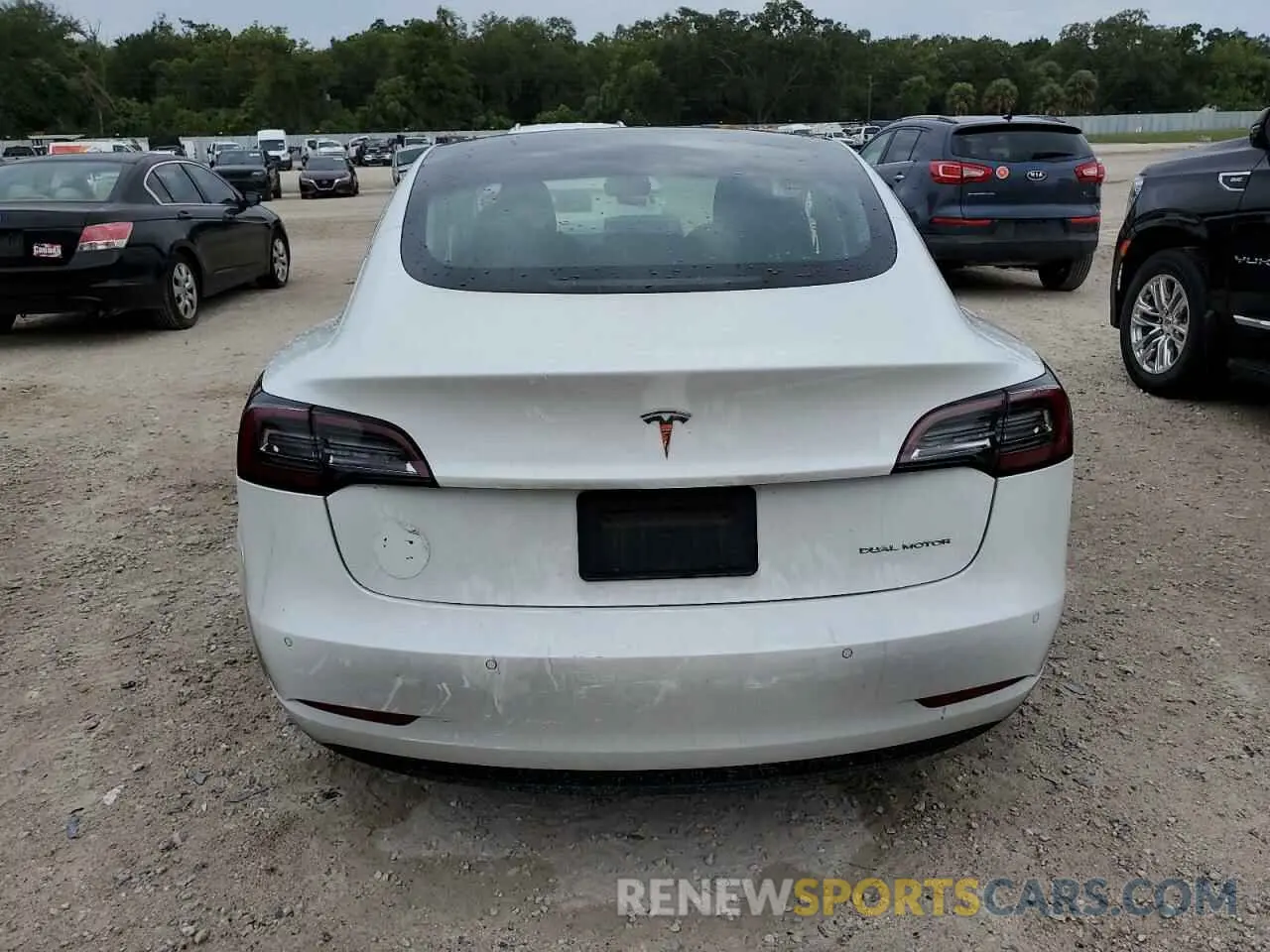 6 Photograph of a damaged car 5YJ3E1EB1KF493805 TESLA MODEL 3 2019