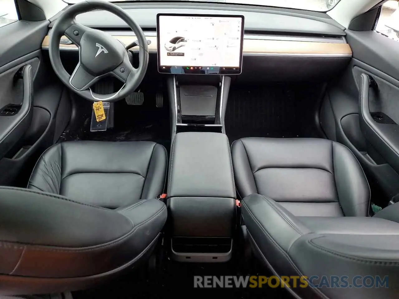 8 Photograph of a damaged car 5YJ3E1EB1KF493805 TESLA MODEL 3 2019